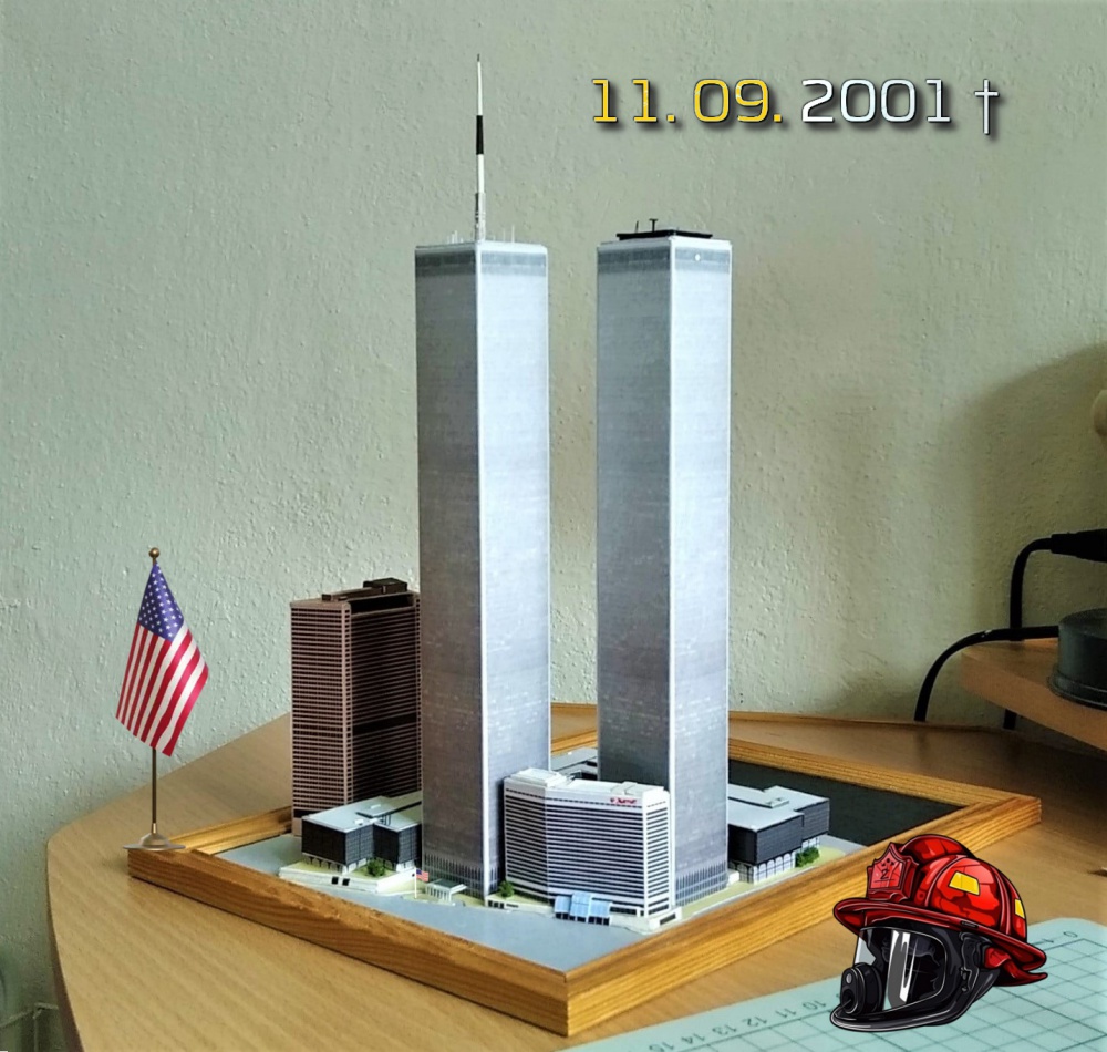 World Trade Center (WTC), Twin Towers - 1:2000 (Pln� velikost v nov�m okn�) World Trade Center (WTC), Twin Towers - 1:2000
