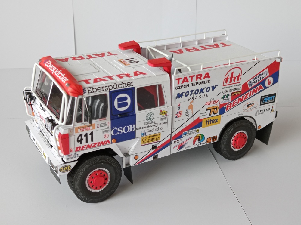 Tatra 815 4x4 HAS, Rallye Dakar 1995, Winner (Plná velikost v novém okně) Tatra 815 4x4 HAS, Rallye Dakar 1995, Winner
