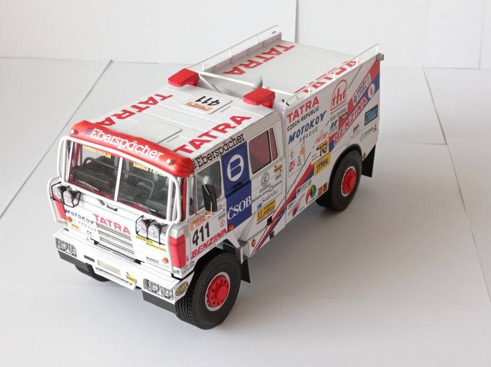 Tatra 815 4x4 HAS, Rallye Dakar 1995, Winner (Plná velikost v novém okně) Tatra 815 4x4 HAS, Rallye Dakar 1995, Winner