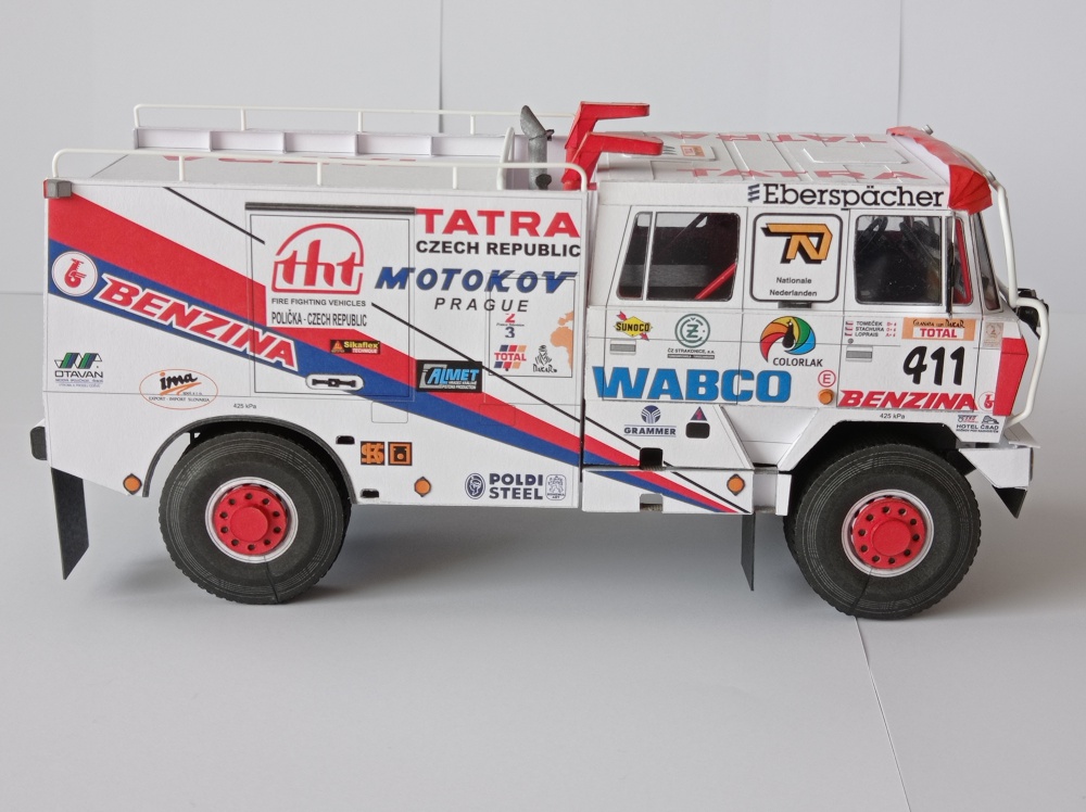 Tatra 815 4x4 HAS, Rallye Dakar 1995, Winner (Plná velikost v novém okně) Tatra 815 4x4 HAS, Rallye Dakar 1995, Winner