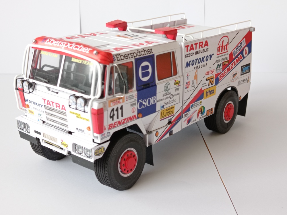 Tatra 815 4x4 HAS, Rallye Dakar 1995, Winner (Plná velikost v novém okně) Tatra 815 4x4 HAS, Rallye Dakar 1995, Winner