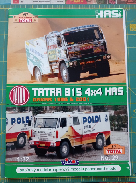 Tatra 815 4x4 HAS, Rallye Dakar 1996, Poldi Kladno team Tatra 815 4x4 HAS, Rallye Dakar 1996, Poldi Kladno team