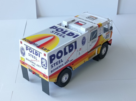 Tatra 815 4x4 HAS, Rallye Dakar 1996, Poldi Kladno team Tatra 815 4x4 HAS, Rallye Dakar 1996, Poldi Kladno team