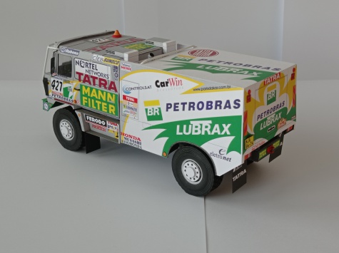 Tatra 815 4x4 HAS, Rallye Dakar 2001, BR Petrobras Lubrax team