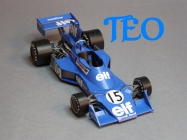 Tyrrell 007, GP French 1975, J.P.Jabouille