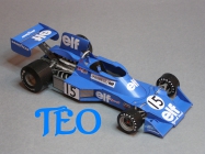 Tyrrell 007, GP French 1975, J.P.Jabouille