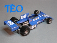 Tyrrell 007, GP French 1975, J.P.Jabouille