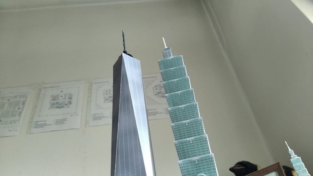 One World Trade Center (One WTC, OWTC); 1:1500
