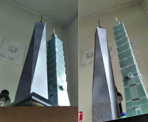 One World Trade Center (One WTC, OWTC); 1:1500