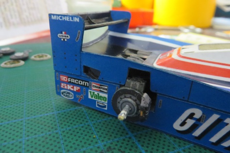 Ligier JS19; Eddie Cheever; Las Vegas-GP 1982 Ligier JS19; Eddie Cheever; Las Vegas-GP 1982