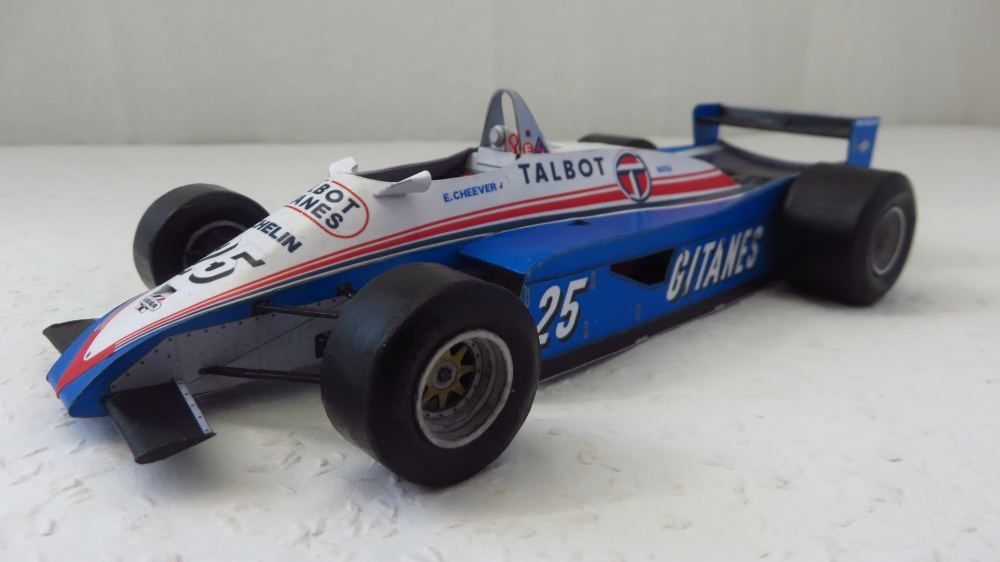 Ligier JS19; Eddie Cheever; Las Vegas-GP 1982 (Plná velikost v novém okně) Ligier JS19; Eddie Cheever; Las Vegas-GP 1982