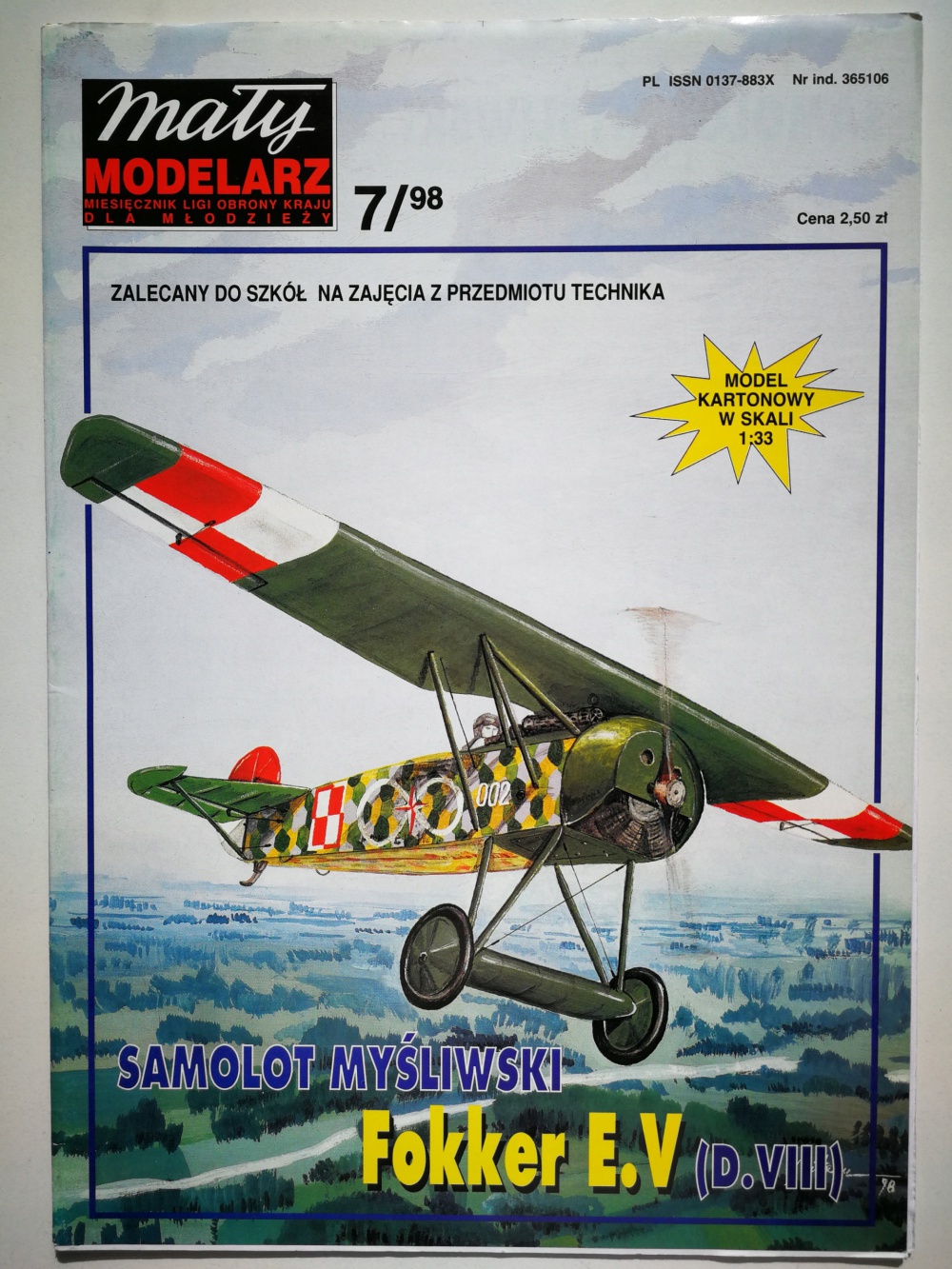 Fokker E.V (Plná velikost v novém okně) Fokker E.V