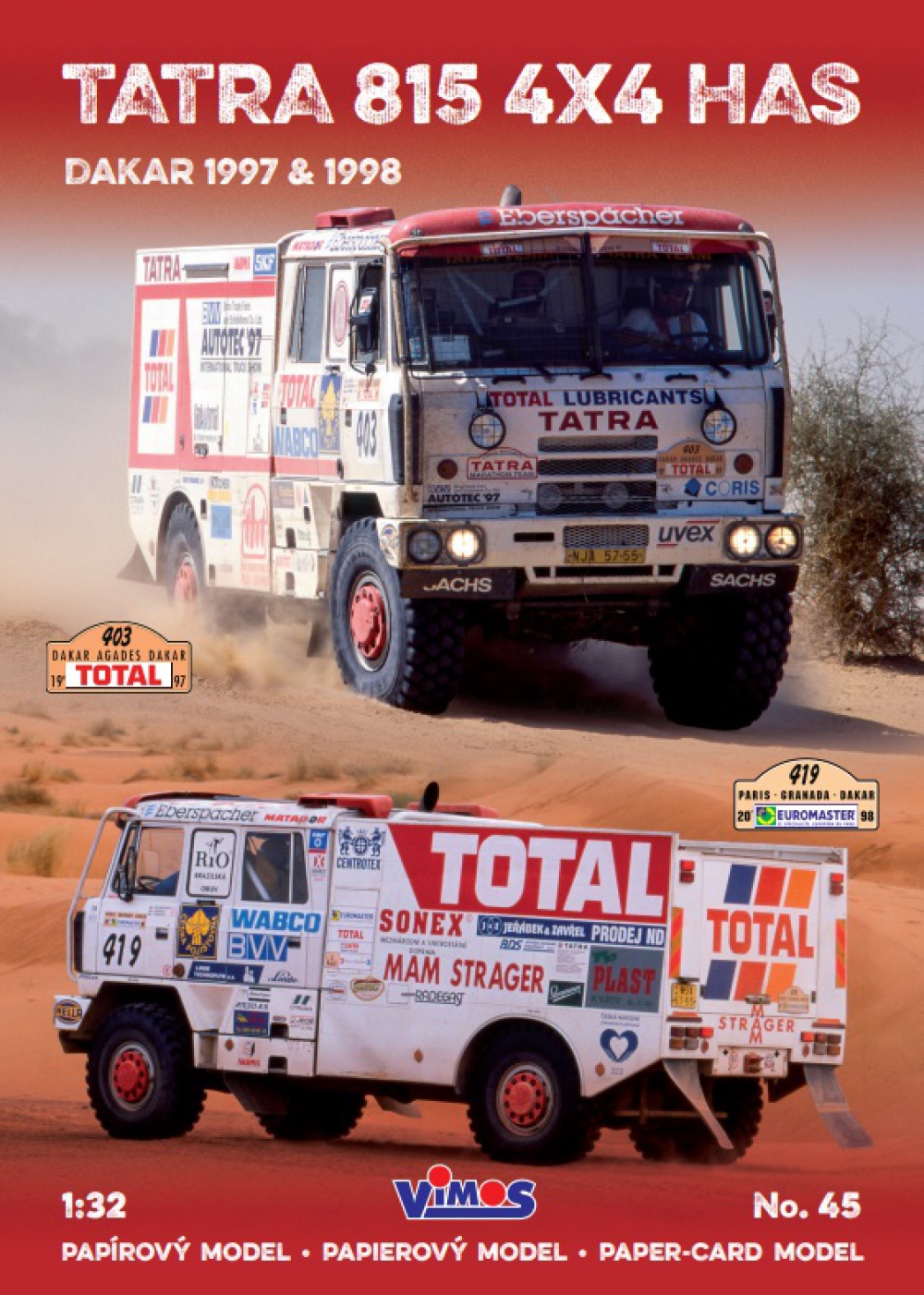 Tatra 815 4x4 HAS - Dakar 1997-98 (Plná velikost v novém okně) Tatra 815 4x4 HAS - Dakar 1997-98