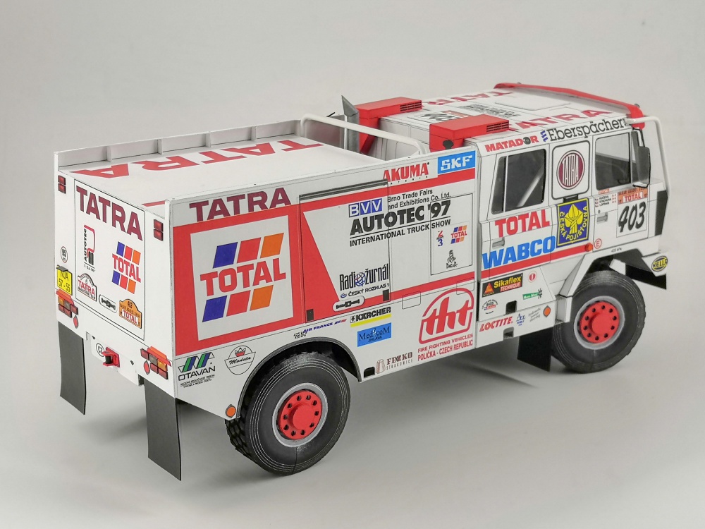 Tatra 815 4x4 HAS - Dakar 1997-98 (Plná velikost v novém okně) Tatra 815 4x4 HAS - Dakar 1997-98