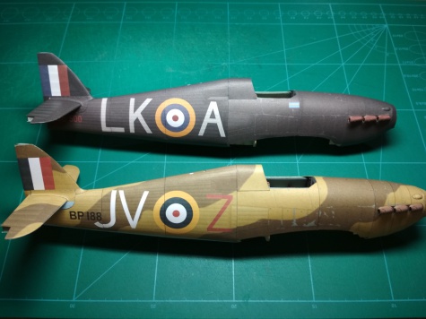 Hawker Hurricane Mk. IID + IIC Hawker Hurricane Mk. IID + IIC