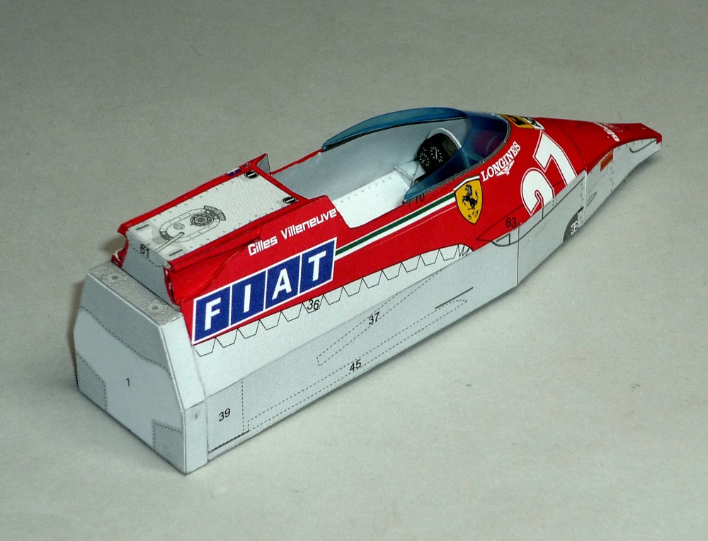 Ferrari 126CK - Gilles Villneuve - GP Monaka 1981