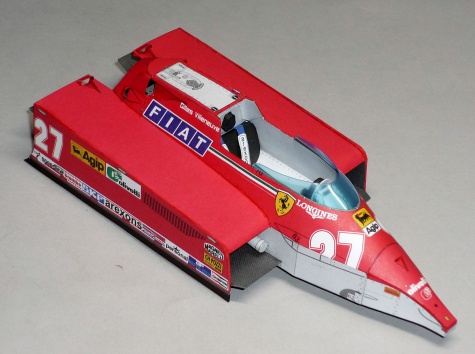 Ferrari 126CK - Gilles Villneuve - GP Monaka 1981