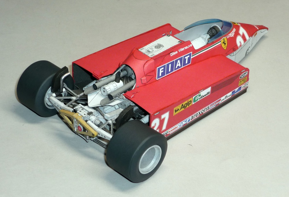 Ferrari 126CK - Gilles Villneuve - GP Monaka 1981 (Plná velikost v novém okně) Ferrari 126CK - Gilles Villneuve - GP Monaka 1981