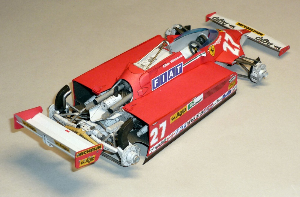 Ferrari 126CK - Gilles Villneuve - GP Monaka 1981 (Plná velikost v novém okně) Ferrari 126CK - Gilles Villneuve - GP Monaka 1981