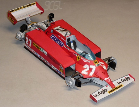 Ferrari 126CK - Gilles Villneuve - GP Monaka 1981