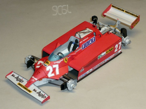 Ferrari 126CK - Gilles Villneuve - GP Monaka 1981