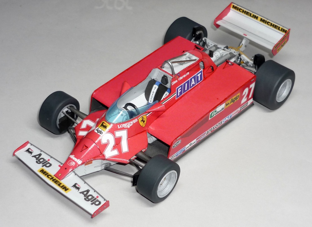 Ferrari 126CK - Gilles Villneuve - GP Monaka 1981