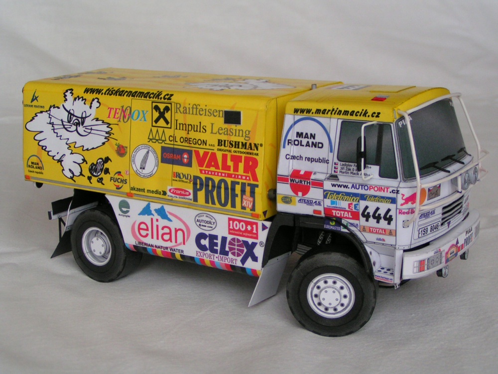 Liaz 4x4 111,154 Dakar 2003 Macík (Plná velikost v novém okně) Liaz 4x4 111,154 Dakar 2003 Macík