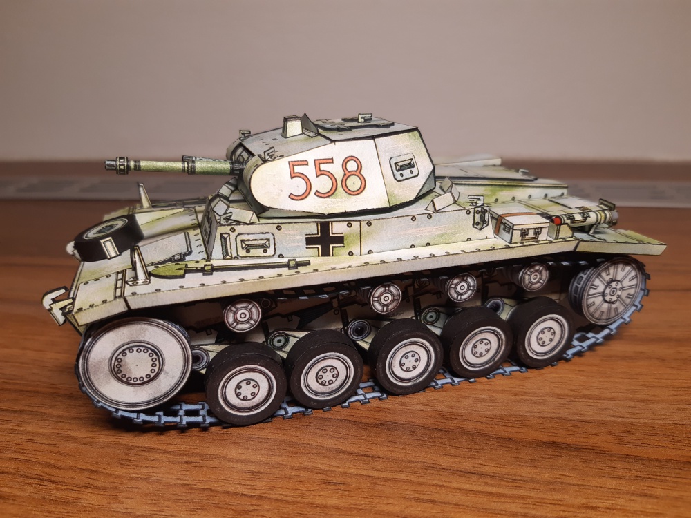 Německý tank PzKpfw IIC, ABC (Plnďż˝ velikost v novďż˝m oknďż˝) Německý tank PzKpfw IIC, ABC