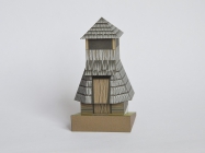 Zvonica z Vlkol�nca (1:60) a drevenica v �i�manoch (1:150)