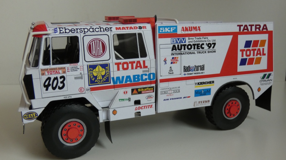 Tatra 815 4x4 HAS Dakar 1997 1998 (Plná velikost v novém okně) Tatra 815 4x4 HAS Dakar 1997 1998