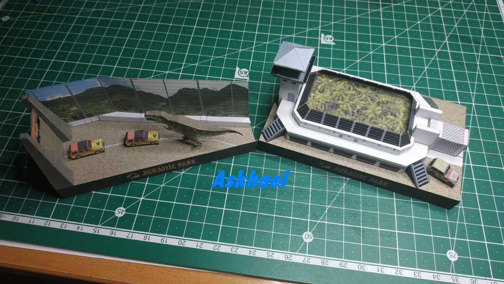 Jurassic Park microdiorama 2 (Plná velikost v novém okně) Jurassic Park microdiorama 2