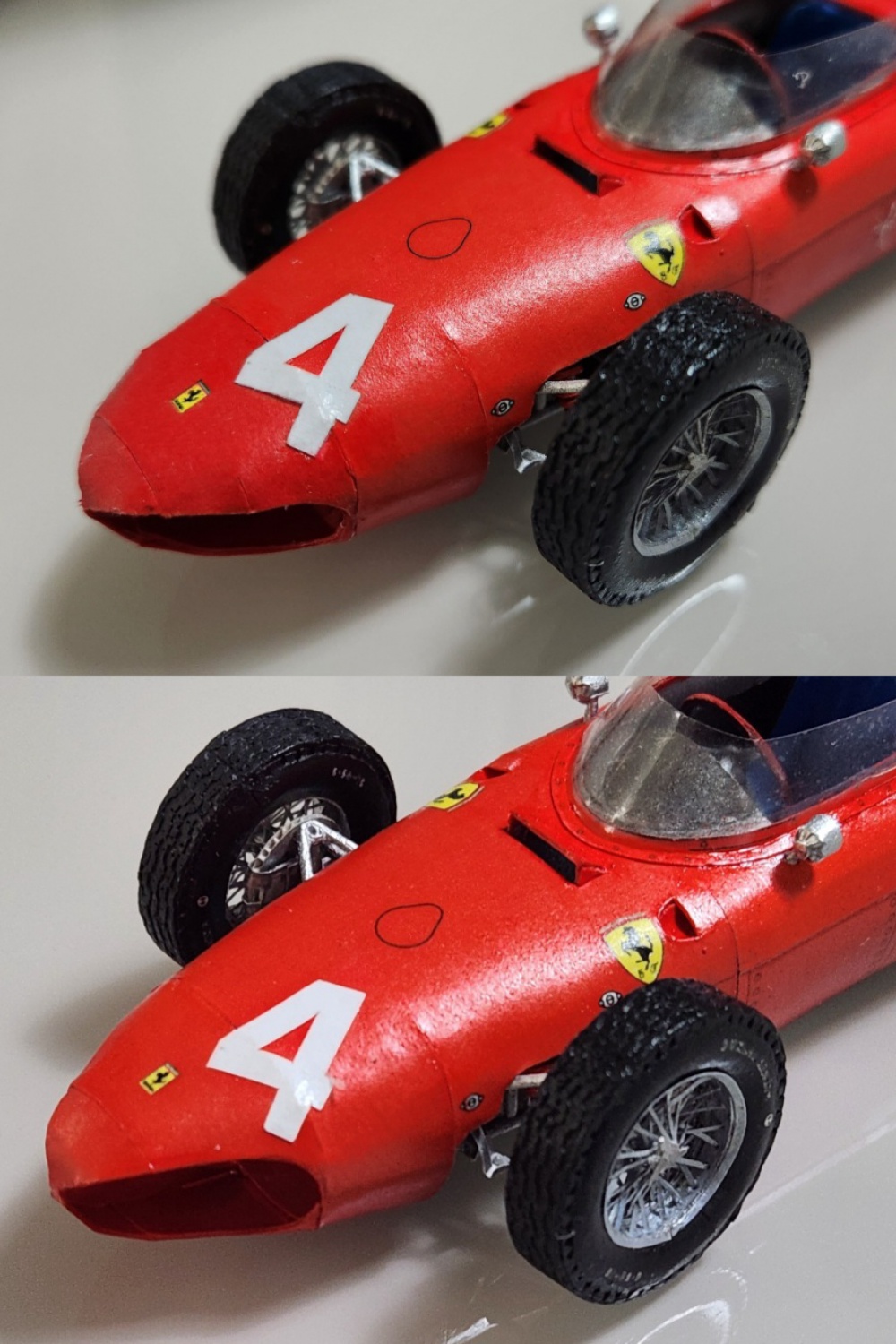 Ferrari 156 Sharknose - Phil Hill -GP da Belgica 1961 (Plná velikost v novém okně) Ferrari 156 Sharknose - Phil Hill -GP da Belgica 1961