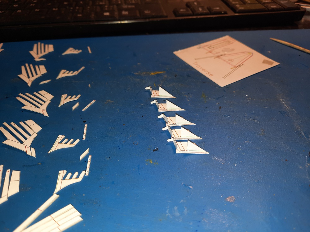 Pluh Rabe Werk Kranich 160A s pěchy DUPE 11/10 / 1:32/vlastní tvorba (Plná velikost v novém okně) Pluh Rabe Werk Kranich 160A s pěchy DUPE 11/10 / 1:32/vlastní tvorba