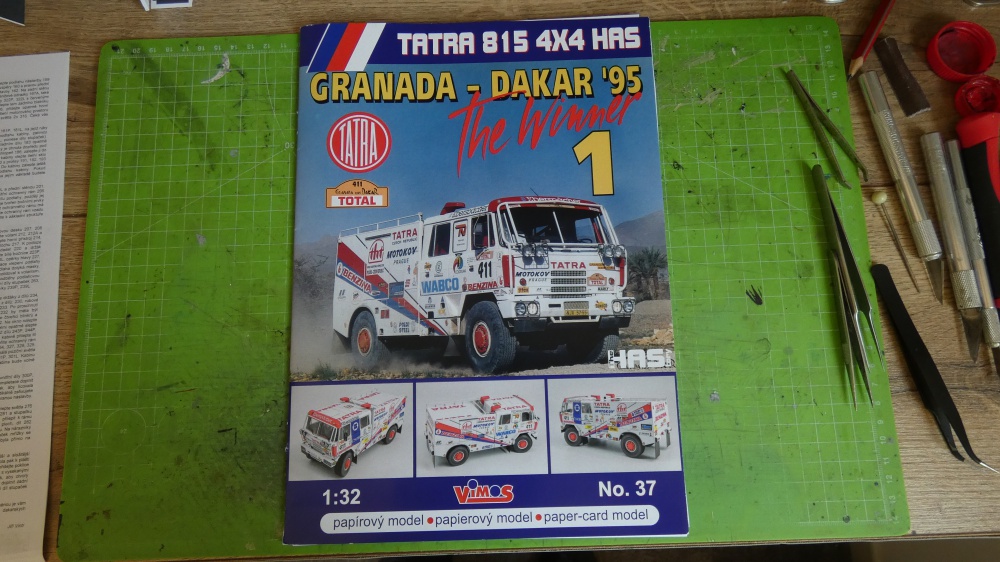 Tatra 815 4X4 HAS Granada-Dakar ´95 (Plná velikost v novém okně) Tatra 815 4X4 HAS Granada-Dakar ´95