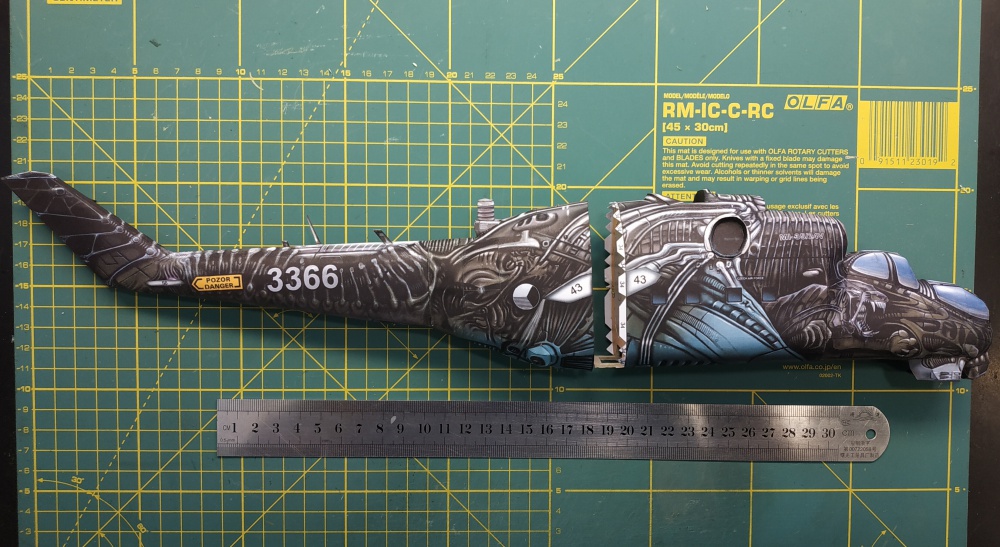 Mi-24V/35 Alien Tiger 2 / freemodel J. Rűkr / 1:48 (Plná velikost v novém okně) Mi-24V/35 Alien Tiger 2 / freemodel J. Rűkr / 1:48
