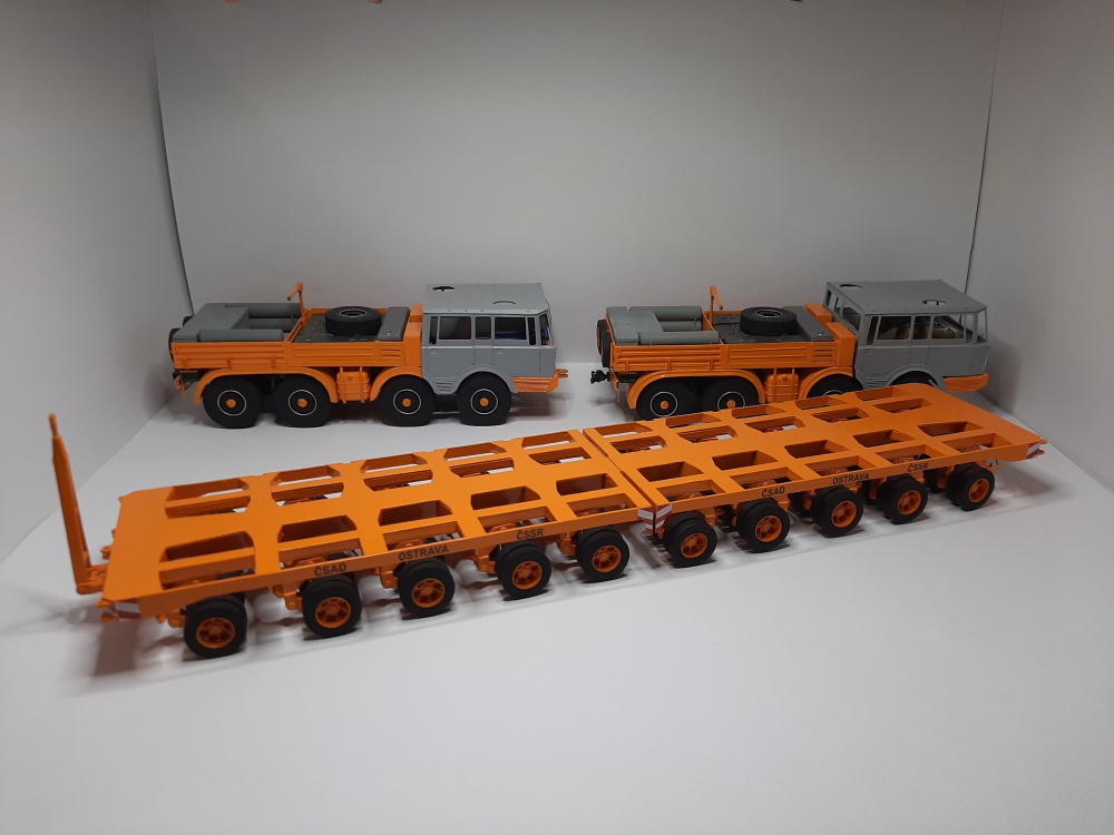 Tatra T813 TP 8x8 270k+ Scheuerle 125t (Plná velikost v novém okně) Tatra T813 TP 8x8 270k+ Scheuerle 125t