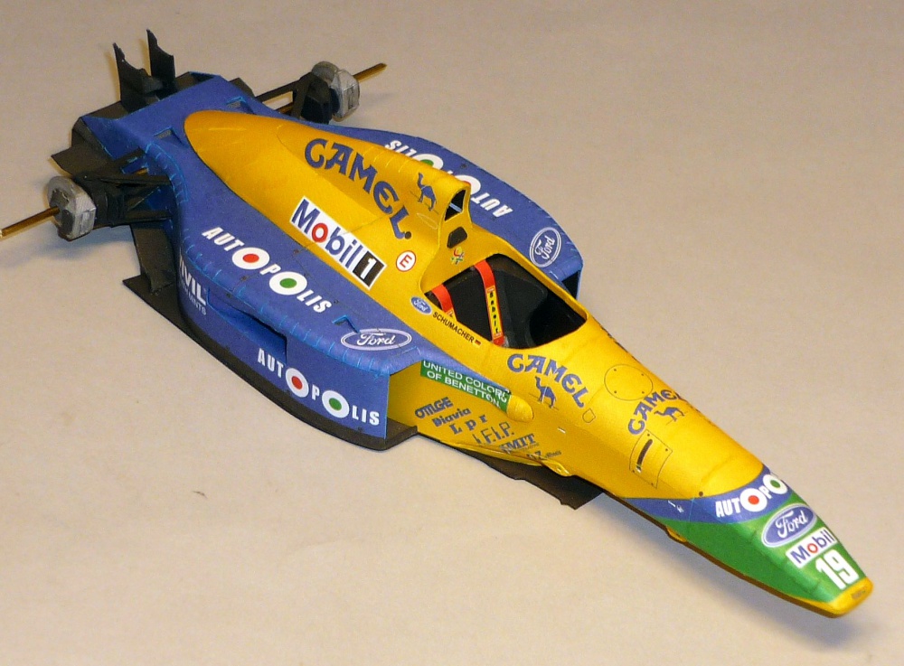 Benetton B191 - Michael Schumacher - GP Itálie 1991 (Plná velikost v novém okně) Benetton B191 - Michael Schumacher - GP Itálie 1991