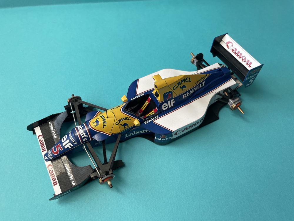 Wiliams FW 14B Ngel Mansell 1992 (Plná velikost v novém okně) Wiliams FW 14B Ngel Mansell 1992