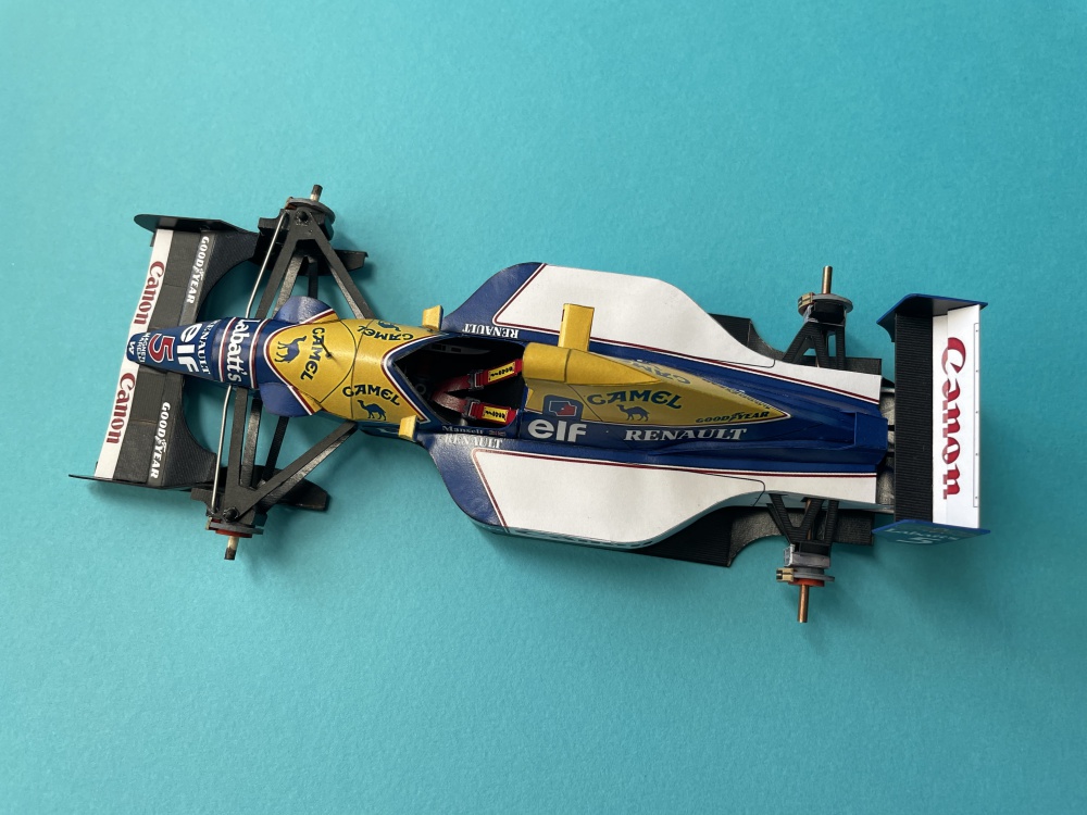 Wiliams FW 14B Ngel Mansell 1992 (Plná velikost v novém okně) Wiliams FW 14B Ngel Mansell 1992