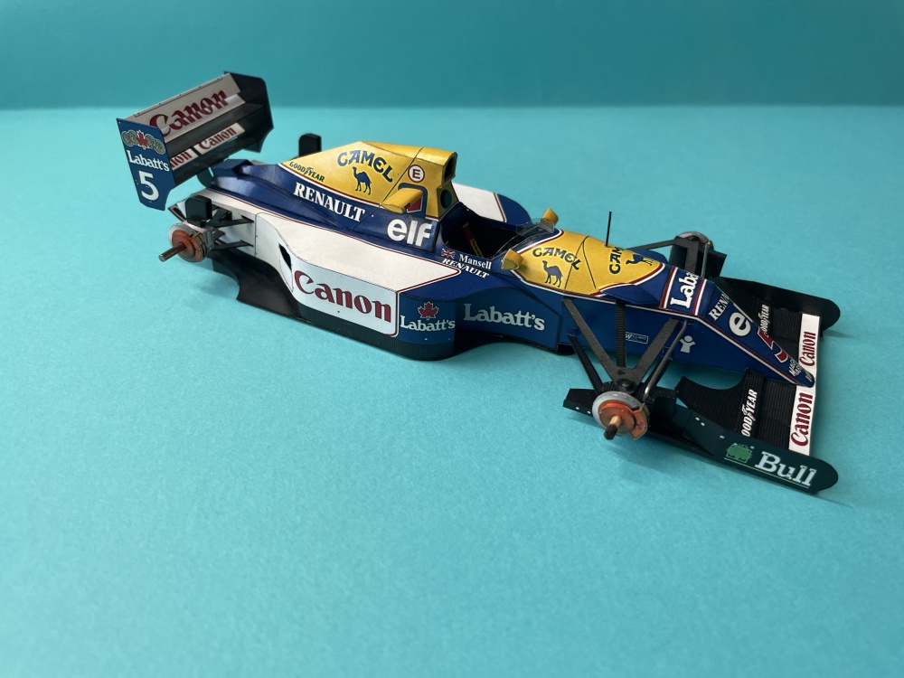 Wiliams FW 14B Ngel Mansell 1992 (Plná velikost v novém okně) Wiliams FW 14B Ngel Mansell 1992