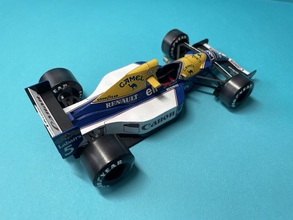 Wiliams FW 14B Ngel Mansell 1992 (Plná velikost v novém okně) Wiliams FW 14B Ngel Mansell 1992