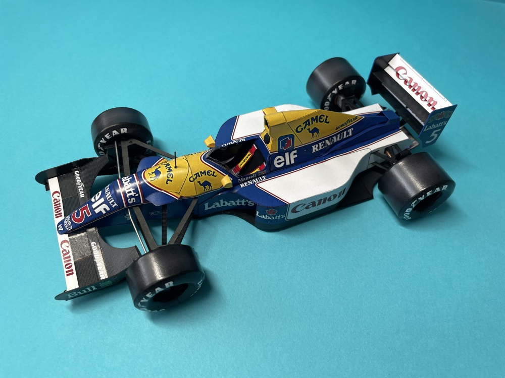 Wiliams FW 14B Ngel Mansell 1992 (Pln� velikost v nov�m okn�) Wiliams FW 14B Ngel Mansell 1992