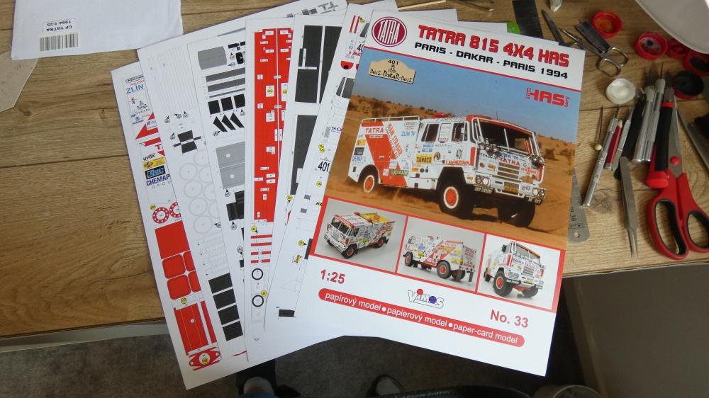 Tatra 815 4x4 HAS Paris-Dakar-Paris 1994