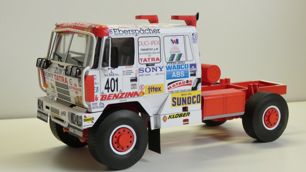 Tatra 815 4x4 HAS Paris-Dakar-Paris 1994 (Plná velikost v novém okně) Tatra 815 4x4 HAS Paris-Dakar-Paris 1994