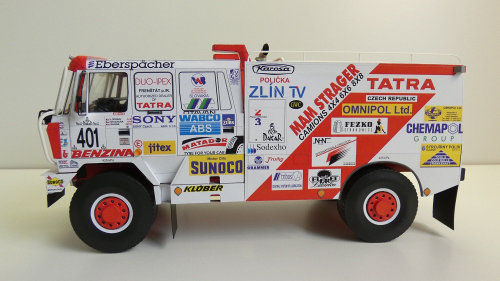 Tatra 815 4x4 HAS Paris-Dakar-Paris 1994 (Plná velikost v novém okně) Tatra 815 4x4 HAS Paris-Dakar-Paris 1994