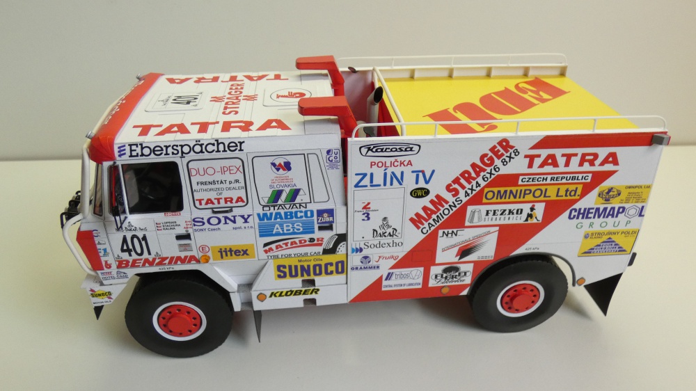 Tatra 815 4x4 HAS Paris-Dakar-Paris 1994 (Plná velikost v novém okně) Tatra 815 4x4 HAS Paris-Dakar-Paris 1994