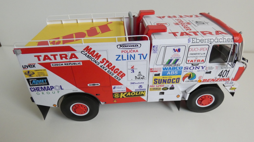 Tatra 815 4x4 HAS Paris-Dakar-Paris 1994 (Plná velikost v novém okně) Tatra 815 4x4 HAS Paris-Dakar-Paris 1994