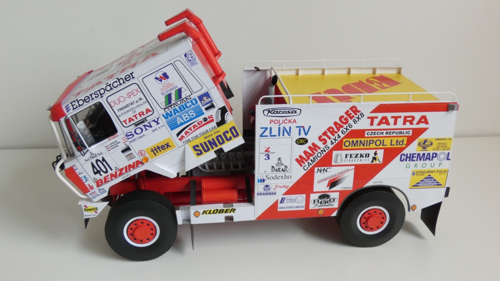 Tatra 815 4x4 HAS Paris-Dakar-Paris 1994 (Plná velikost v novém okně) Tatra 815 4x4 HAS Paris-Dakar-Paris 1994