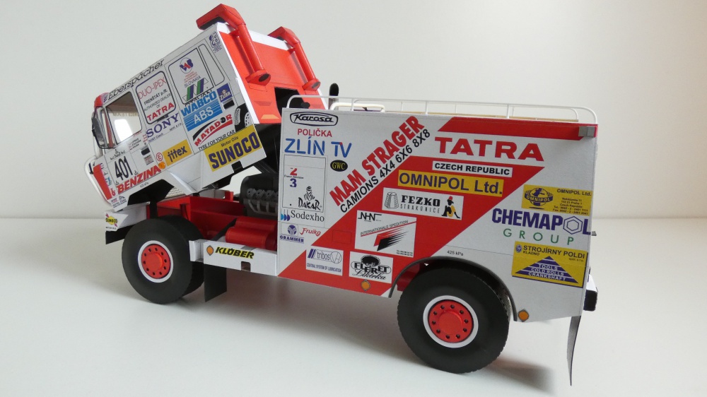 Tatra 815 4x4 HAS Paris-Dakar-Paris 1994 (Plná velikost v novém okně) Tatra 815 4x4 HAS Paris-Dakar-Paris 1994