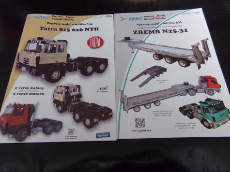Tatra 815 6x6 NTH + návěs ZREMB N25.31/PMHT/1:32 Hotovo Tatra 815 6x6 NTH + návěs ZREMB N25.31/PMHT/1:32 Hotovo